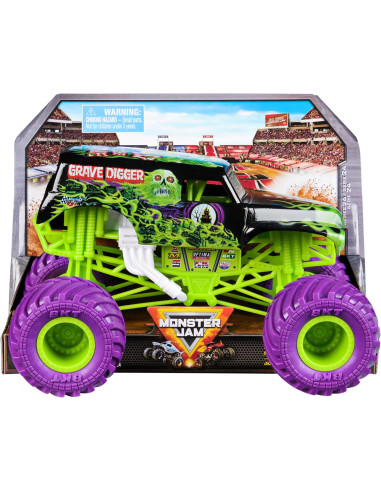 Monster Jam Veicoli 1 pack 1:24 Grave Digger