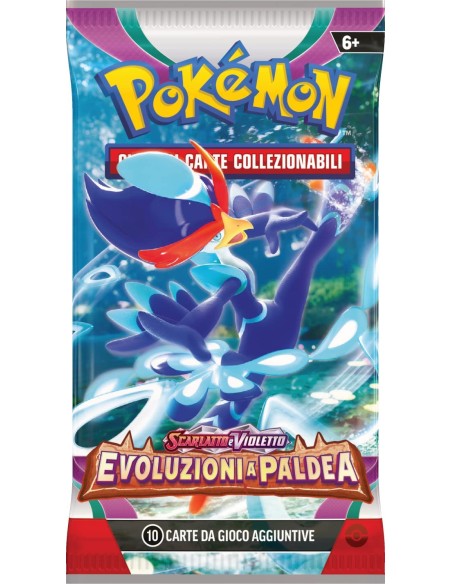 Pokémon Confezione da Tre Buste, Espansione Scarlatto e Violetto