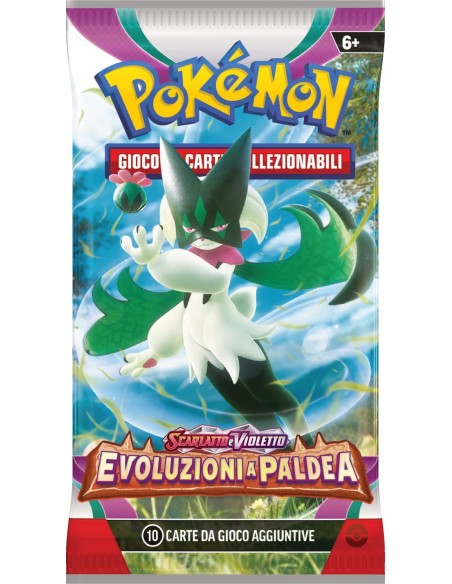 Pokémon Confezione da Tre Buste, Espansione Scarlatto e Violetto