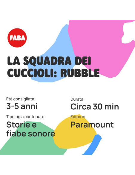 Faba - La squadra dei cuccioli: Rubble
