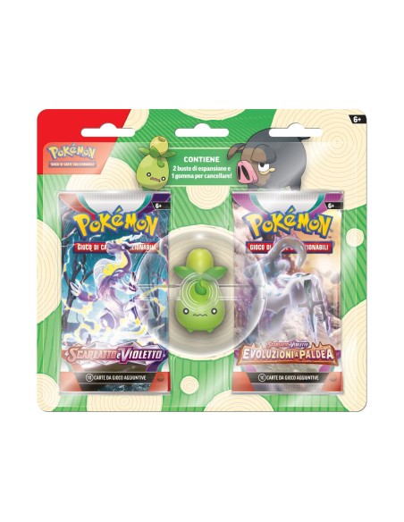 Pokemon confezione gomma da cancellare Ritorno a scuola