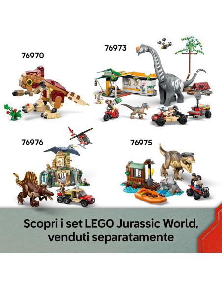 Lego Jurassic World - Fuga dal Raptor sul fuoristrada 