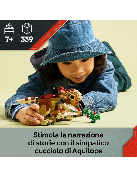 Lego Jurassic World - Dinosauro cucciolo Dolores: Aquilops