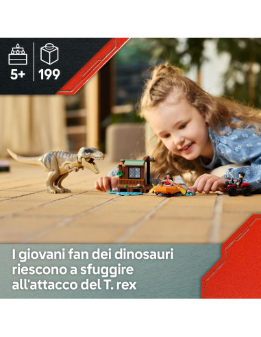 Lego Jurassic World - Fuga sul fiume dal T-rex