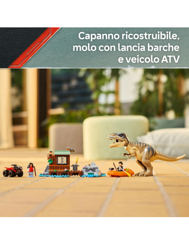 Lego Jurassic World - Fuga sul fiume dal T-rex