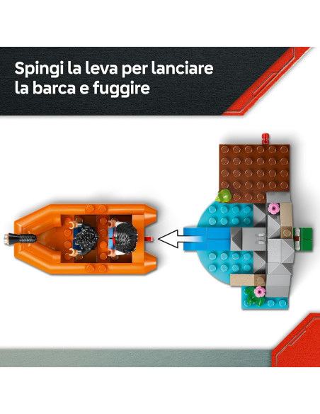Lego Jurassic World - Fuga sul fiume dal T-rex