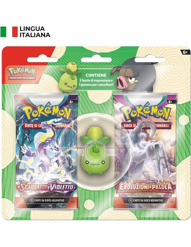 Pokemon confezione gomma da cancellare Ritorno...