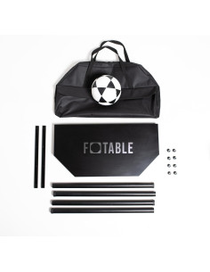 Tavolo ottagonale con gambe e sacca 2