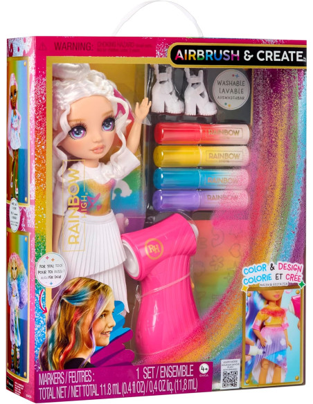 Rainbow High Air Brush e Create Purple Eyes