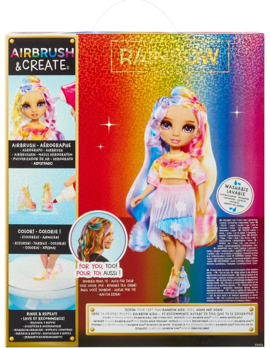 Rainbow High Air Brush e Create Purple Eyes