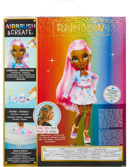 Rainbow High Air Brush e Create Grey Eyes