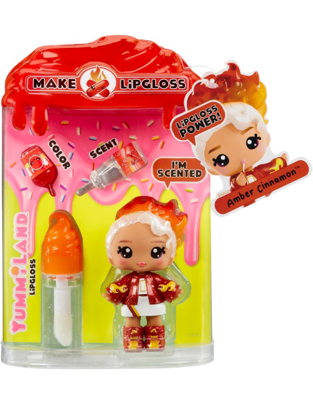 Yummiland Lip Gloss Doll Amber Cinnamon