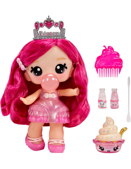Yummiland Large Doll and Num Nom Lipgloss Pet Bianca Bubblegum