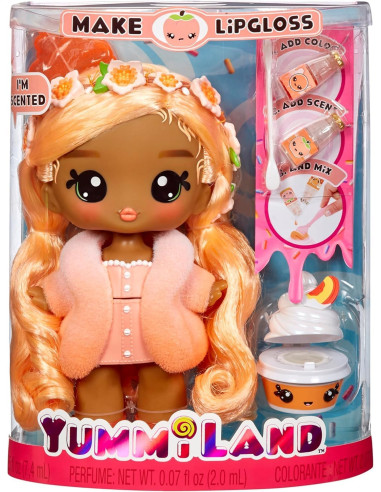 Yummiland Large Doll e Lipgloss Pet - Piper Peach