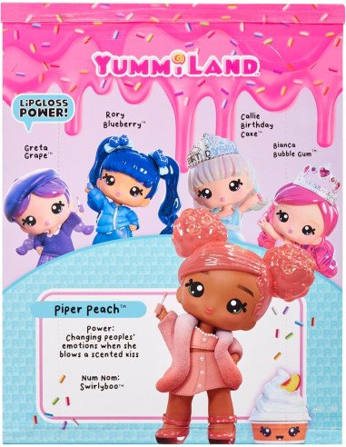 Yummiland Large Doll e Lipgloss Pet - Piper Peach
