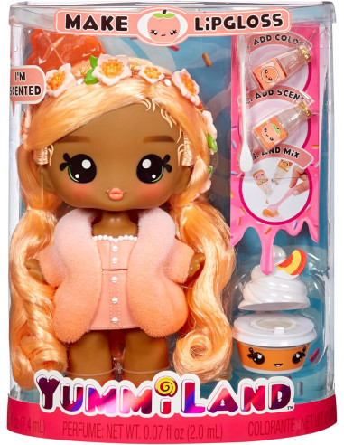 Yummiland Large Doll e Lipgloss Pet - Piper Peach
