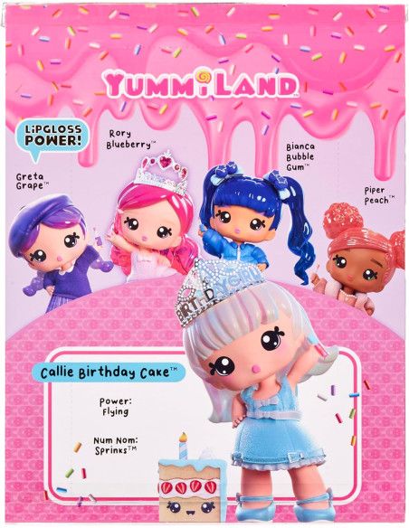 Yummiland Large Doll e Lipgloss Pet Callie Birthday 