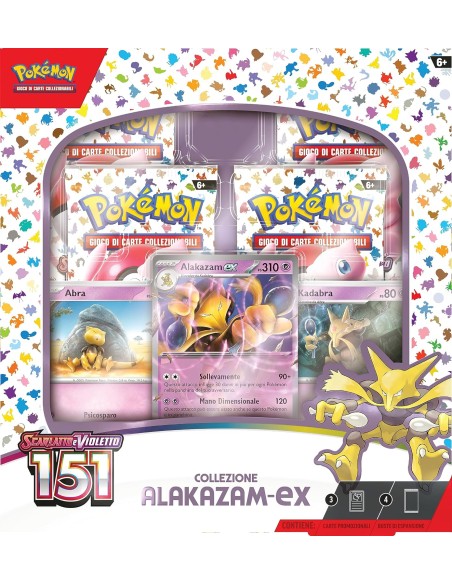 Pokemon Scarlatto e Violetto 151 Collezione Alakazam-ex