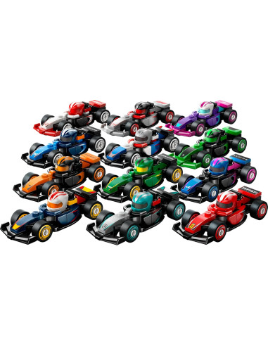 Lego Minifigures - Monoposto di F1 da collezione 