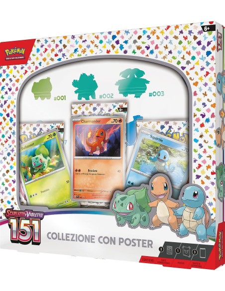 Pokemon Scarlatto e Violetto 151 Collezione con Poster