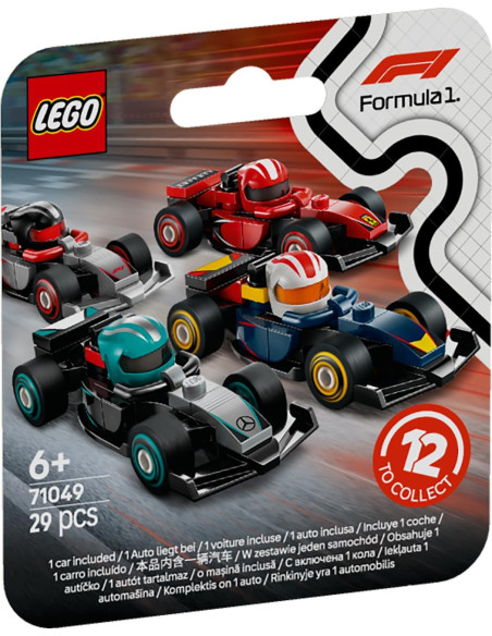 Lego Minifigures - Monoposto di F1 da collezione 
