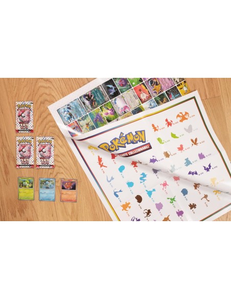 Pokemon Scarlatto e Violetto 151 Collezione con Poster