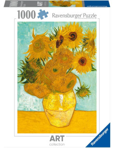 Puzzle 1000 pz Art Collection Van Gogh Vaso di girasoli