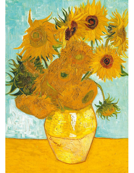 Puzzle 1000 pz Art Collection Van Gogh Vaso di girasoli