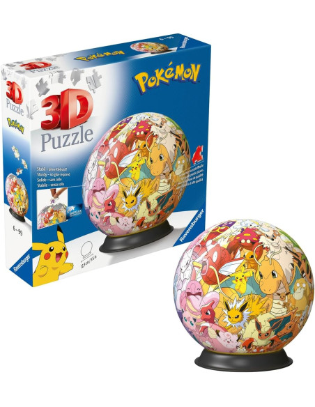 Puzzleball 3D 72 pz Pokemon