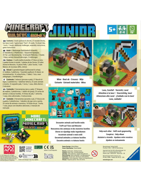 Minecraft Junior Builder e Biomes