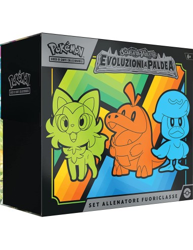 Pokemon set allenatore fuoriclasse scarlatto e...