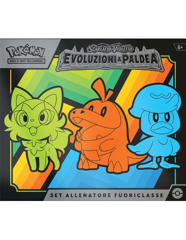 Pokemon set allenatore fuoriclasse scarlatto e...