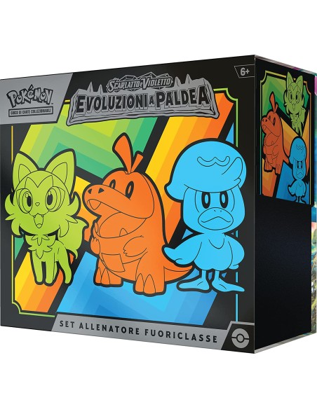 Pokemon set allenatore fuoriclasse scarlatto e violetto evoluzione a Paldea