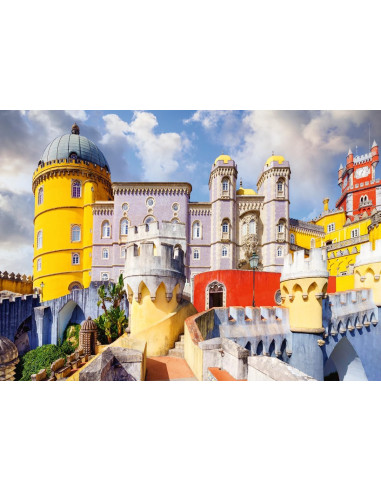 Puzzle 1000 pz Palacio Nacional de Pena Portugal