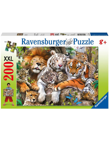 Puzzle 200 XXL - grandi felini