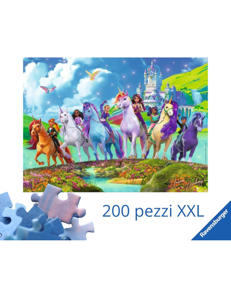 Puzzle 200 pz XXL Unicorn Accademy
