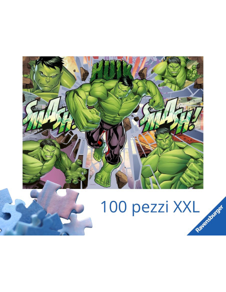 Puzzle 100 pz XXL Marvel Hulk