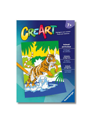 Album da colorare Animali pericolosi