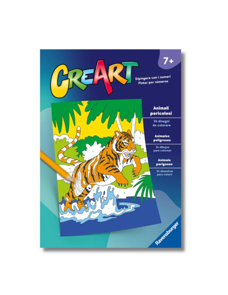 Album da colorare Animali pericolosi