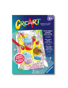 Album da colorare carta magica Deliziosi amici Kawaii