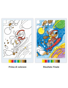 Album da colorare carta magica lo spazio infinito 2