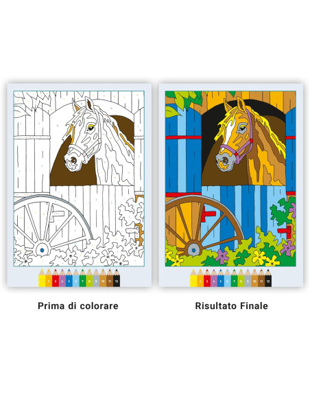 Album da colorare Cavalli