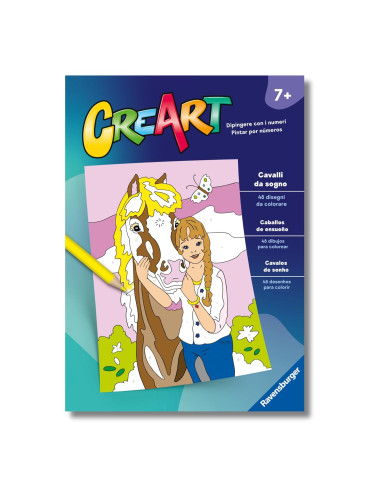 Album da colorare Cavalli da sogno