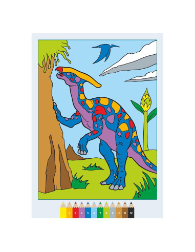 Album da colorare Spaventosi Dinosauri