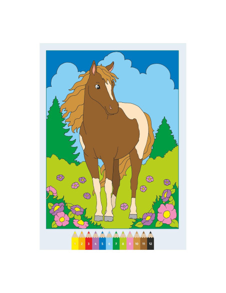 Album da colorare Teneri Cavalli