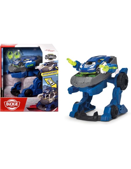 Police Trooper 12cm Trasformabile 1:64