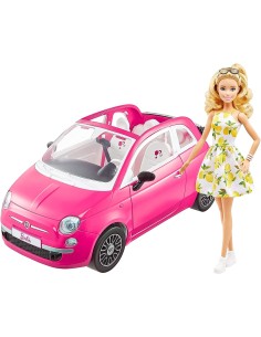 Barbie Fiat 500 Rosa NEW