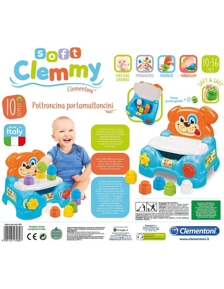 Poltrona porta mattoncini baby clemmy