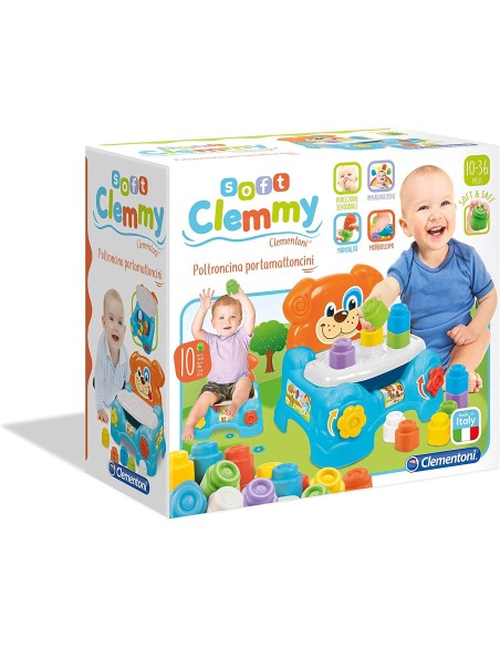 Poltrona porta mattoncini baby clemmy