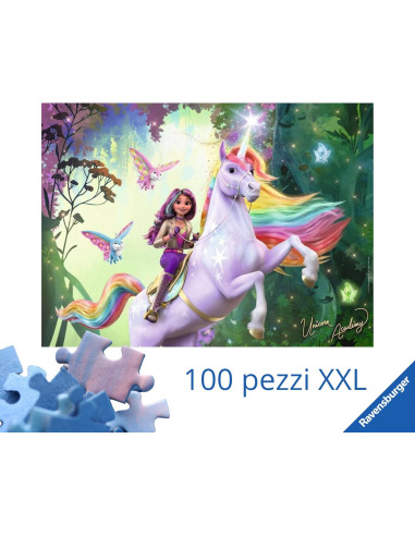 Puzzle 100 pz XXL Unicorn Academy